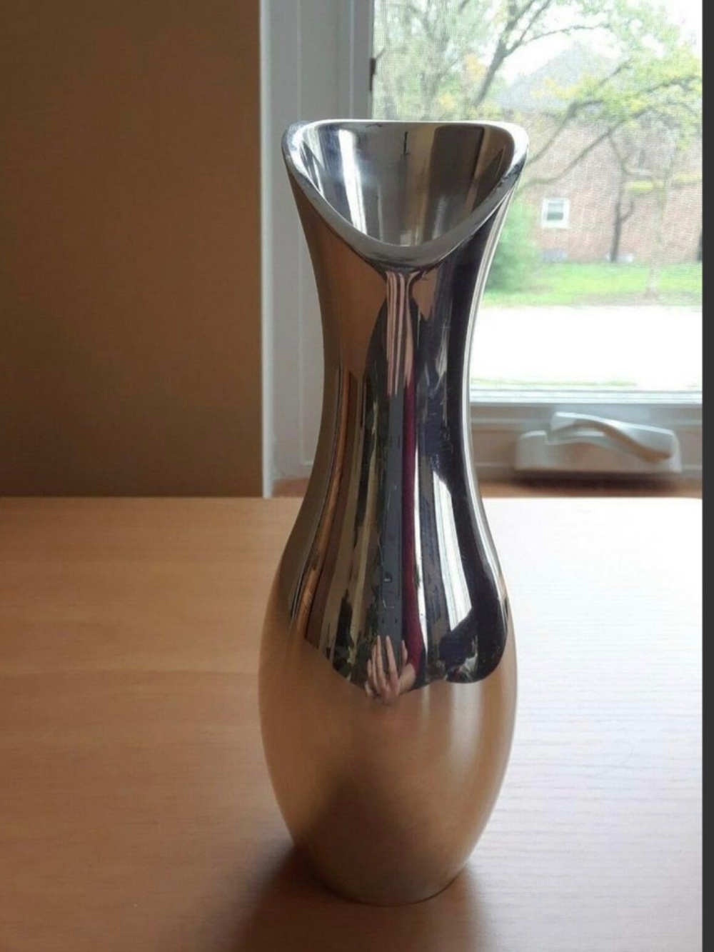 Nambe Stainless Steel Vase 6” Stryker Bud Vase #6181
